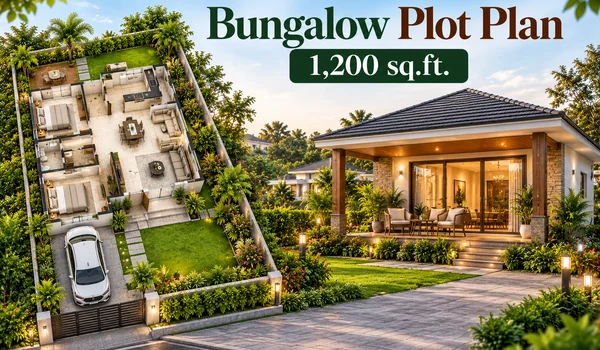 Godrej Elanor Bungalow Plot Plan – 1,200 Sq.Ft. Godrej Elanor Bungalow Plot plan layout – 1,200 sq.ft. plot in Chennai
